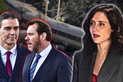 Pedro S&aacute;nchez, &Oacute;scar Puente e Isabel D&iacute;az Ayuso