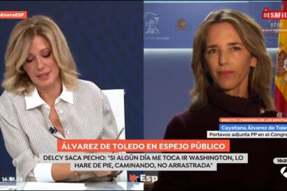 Cayetana &Aacute;lvarez de Toledo en 'Espejo P&uacute;blico' (Antena 3) 
