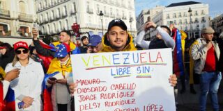 As&iacute; celebr&oacute; la di&aacute;spora venezolana en Madrid la captura de Maduro