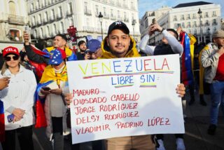 As&iacute; celebr&oacute; la di&aacute;spora venezolana en Madrid la captura de Maduro