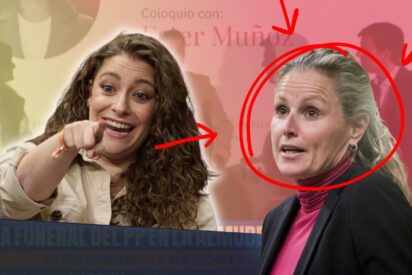 Ester Mu&ntilde;oz (PP), Montse M&iacute;nguez (PSOE)