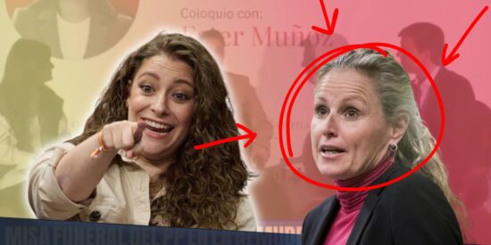 Ester Mu&ntilde;oz (PP), Montse M&iacute;nguez (PSOE)