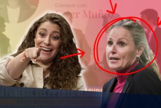 Ester Mu&ntilde;oz (PP), Montse M&iacute;nguez (PSOE)