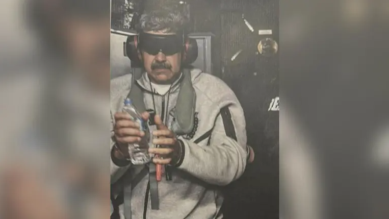 Maduro detenido por militares estadounidenses.