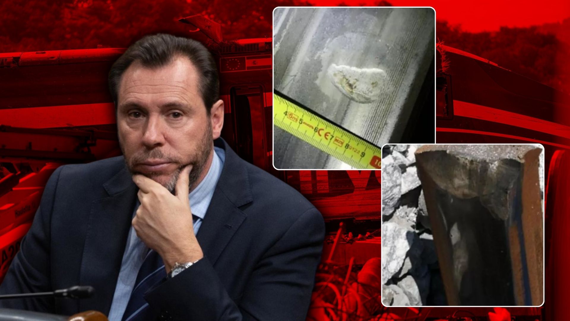 La investigación preliminar retrata a Óscar Puente: la vía estaba dañada antes del descarrilamiento en Adamuz