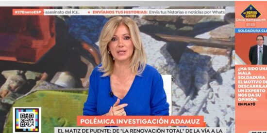 Susanna Griso en 'Espejo P&uacute;blico' (Antena 3)