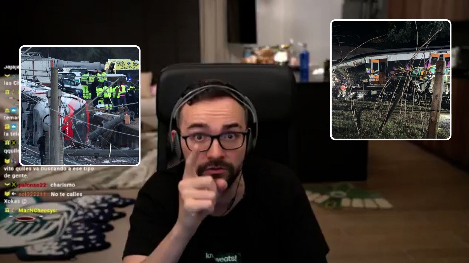 El Xokas masacra a los votantes borregos socialistas tras los accidentes ferroviarios: "Hijos de puta"