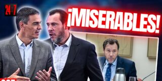 Pedro S&aacute;nchez y &Oacute;scar Puente se ciscan en las v&iacute;ctimas de Adamuz y culpan de su propio desastre al cambio clim&aacute;tico