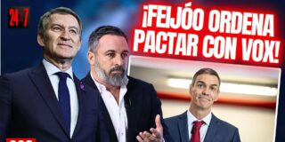 Feij&oacute;o se cae del caballo y ordena a sus barones hacer frente com&uacute;n con VOX para acabar con S&aacute;nchez