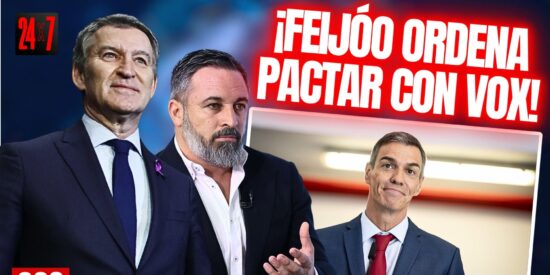 Feij&oacute;o se cae del caballo y ordena a sus barones hacer frente com&uacute;n con VOX para acabar con S&aacute;nchez