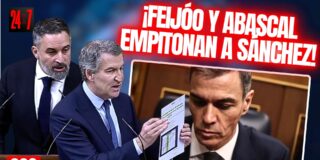 Abascal y Feij&oacute;o empitonan a S&aacute;nchez por burlarse de las v&iacute;ctimas de Adamuz