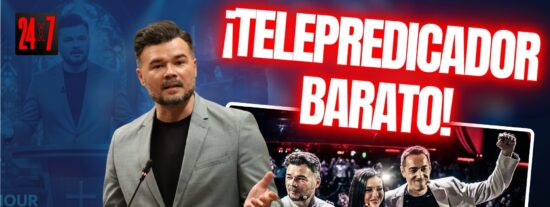 Gabriel Rufi&aacute;n inaugura su &lsquo;club de la comedia&rsquo; con un show de telepredicador barato para relevar a Yolanda D&iacute;az