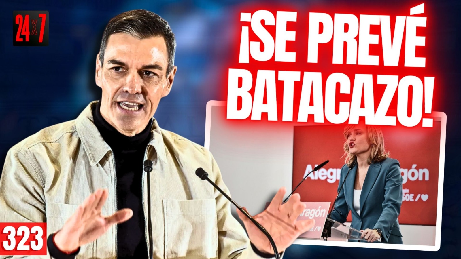 EN DIRECTO/ Sánchez hunde a Alegría en Aragón y hasta El País avisa del batacazo que se va a llevar el PSOE 