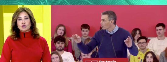 Ana Rosa Quintana y Pedro S&aacute;nchez.