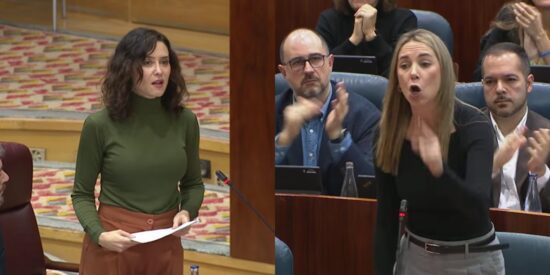 Isabel D&iacute;az Ayuso y Mar Espinar.