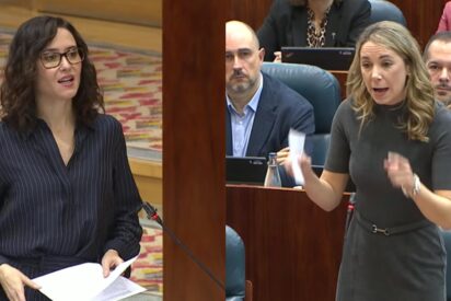 Isabel D&iacute;az Ayuso y Mar Espinar.