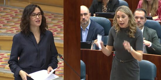 Isabel D&iacute;az Ayuso y Mar Espinar.