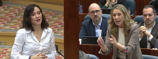 Isabel D&iacute;az Ayuso y Mar Espinar.