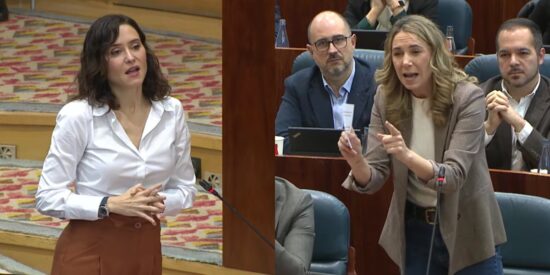 Isabel D&iacute;az Ayuso y Mar Espinar.