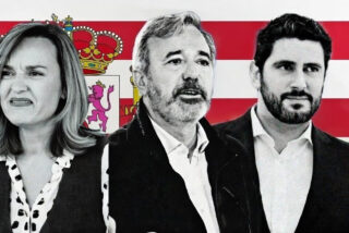 Alegría (PSOE), Azcón (PP) y Nolasco (VOX)