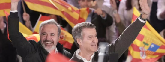 Azcón con Feijóo