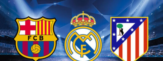Bar&ccedil;a, Atl&eacute;tico y Real Madrid