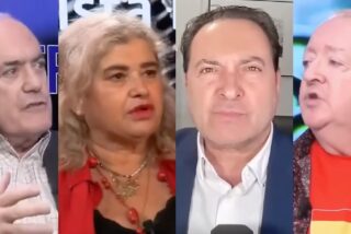 El doctor Cabrera, Luc&iacute;a Etxebarria, Albert Castill&oacute;n y Paco Porras.