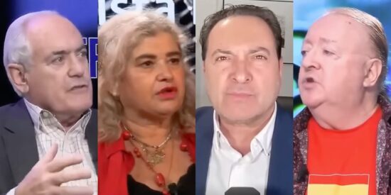 El doctor Cabrera, Luc&iacute;a Etxebarria, Albert Castill&oacute;n y Paco Porras.