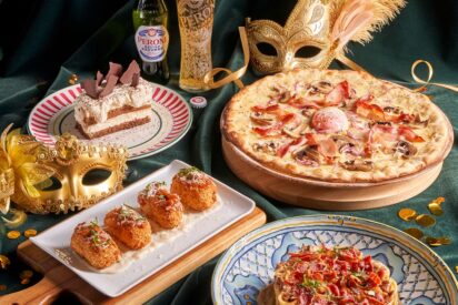 El Carnaval m&aacute;s veneciano se sienta a la mesa en Ginos