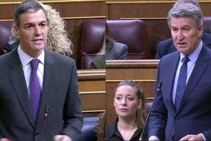 Pedro S&aacute;nchez y Alberto N&uacute;&ntilde;ez Feij&oacute;o.