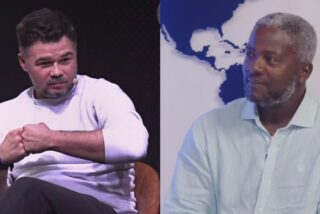 Gabriel Rufi&aacute;n y Bertrand Ndongo.