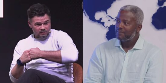 Gabriel Rufi&aacute;n y Bertrand Ndongo.