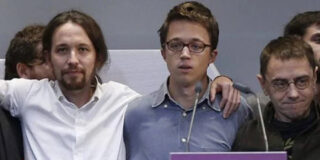 Iglesias, Errejón y Monedero (PODEMOS)