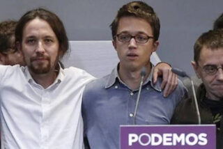 Iglesias, Errejón y Monedero (PODEMOS)