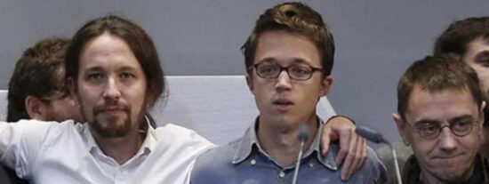 Iglesias, Errejón y Monedero (PODEMOS)