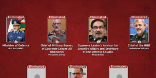 Jefes iraníes eliminados