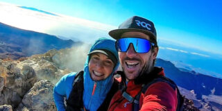 Kerstin Gurtner y su novio Thomas Pamberger (2)