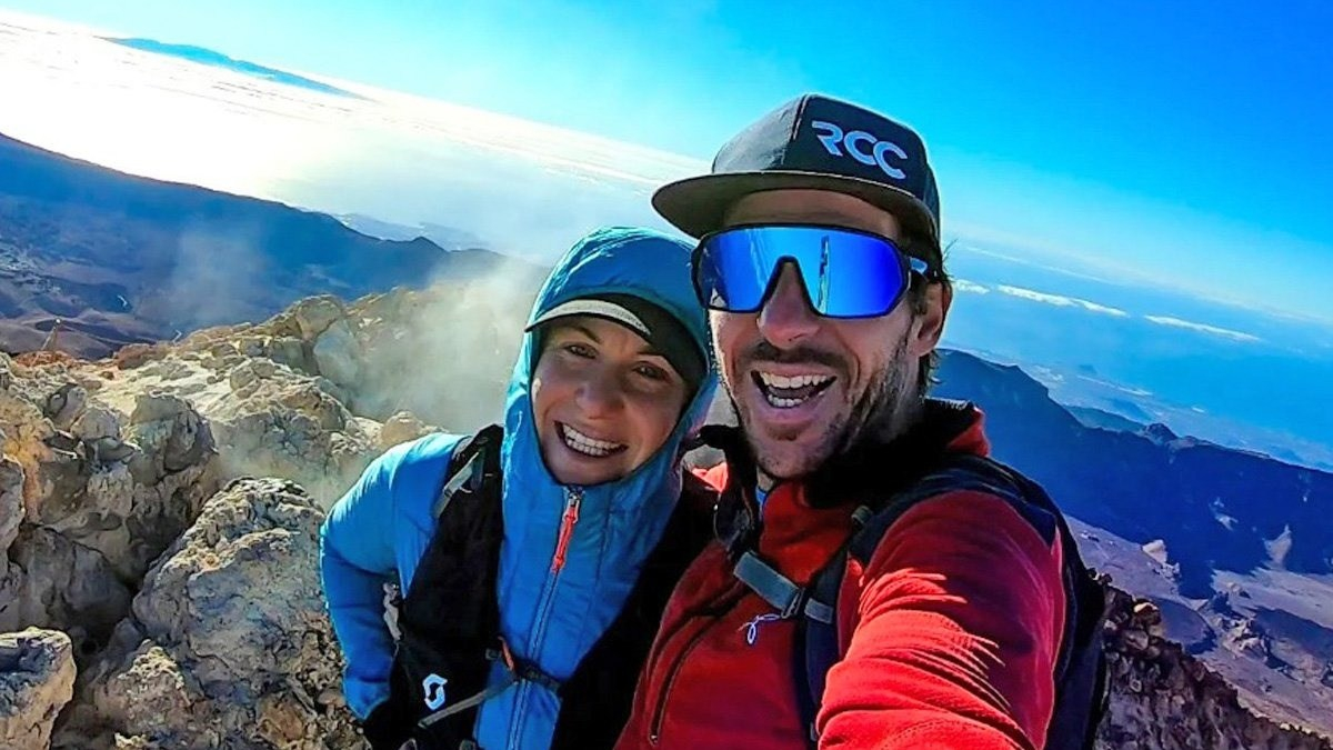 Kerstin Gurtner y su novio Thomas Pamberger (2)