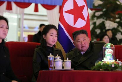Kim Jong Un y Kim Ju Ae