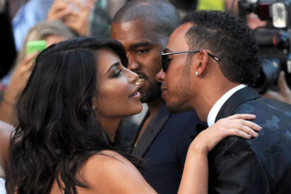 Kim Kardashian y Lewis Hamilton