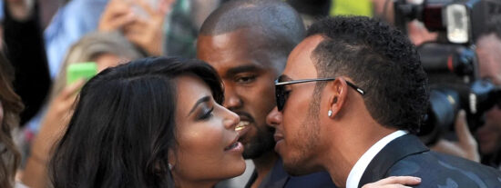 Kim Kardashian y Lewis Hamilton