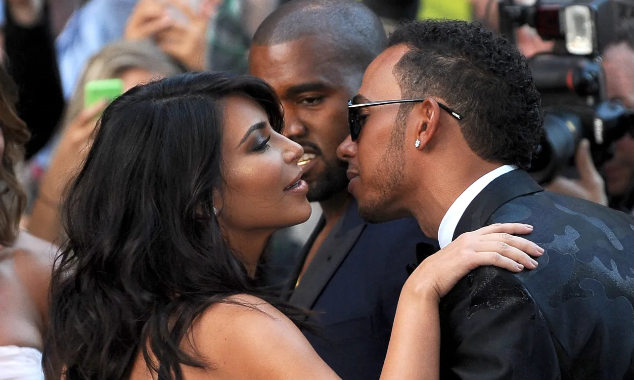 Kim Kardashian y Lewis Hamilton