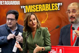 &Oacute;scar L&oacute;pez, Pilar Alegr&iacute;a y Javier Lamb&aacute;n