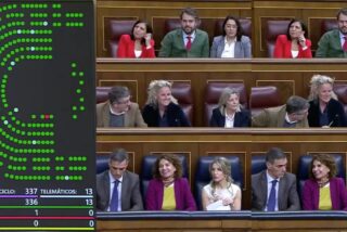Mar&iacute;a Jes&uacute;s Montero y la pifia en una votaci&oacute;n clave.