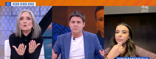 Montserrat Nebrera y Sarah Santaolalla.