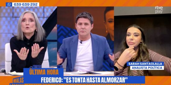 Montserrat Nebrera y Sarah Santaolalla.