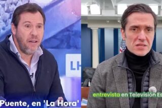 &Oacute;scar Puente y David Alandete.