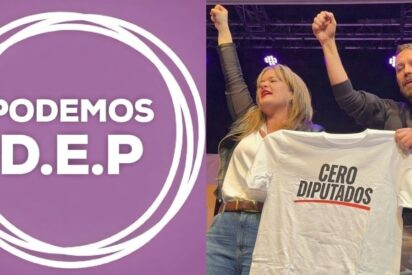 Memes sobre la desaparici&oacute;n de Podemos en Arag&oacute;n.