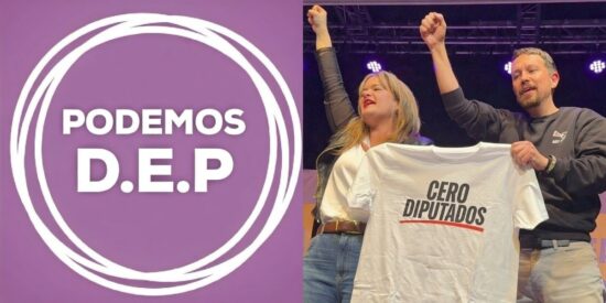Memes sobre la desaparici&oacute;n de Podemos en Arag&oacute;n.