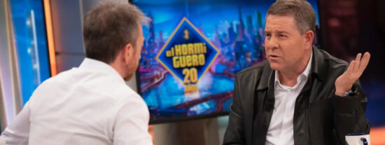 Pablo Motos y Emiliano García-Page en 'El Hormiguero'